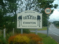 Village Welcome Sign