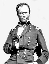 Maj. Gen. William T. Sherman. Portrait by Mathew Brady, ca. 1864