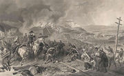 1868 engraving by Alexander Hay Ritchie depicting the March to the Sea