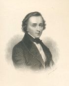 Chopin ca. 1833, by A. Weger.