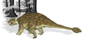 Illustration of Ankylosaurus.