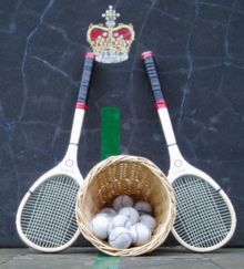Racquets and balls.