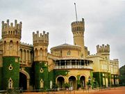 Bangalore Palace, built in 1887, was home to the rulers of Mysore