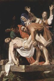 The Entombment of Christ (1602-1603). Pinacoteca Vaticana.