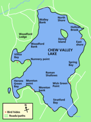 Map of the lake