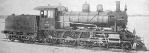 A Finnish 4-6-0, built by Tampella in 1915