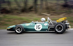 Brabham BT33 Technically conservative Brabham did not produce a monocoque car until 1970.