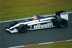 Nelson Piquet and his BT54 were hampered by Pirelli tyres in 1985.