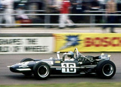 Several F1 teams used Brabhams (Piers Courage, FWRC, 1969)