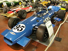 Brabham's last USAC race-winning car — the Brabham BT25 IndyCar of 1968.