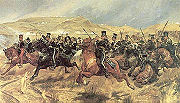 The Charge of the Light Brigade during the Crimean War