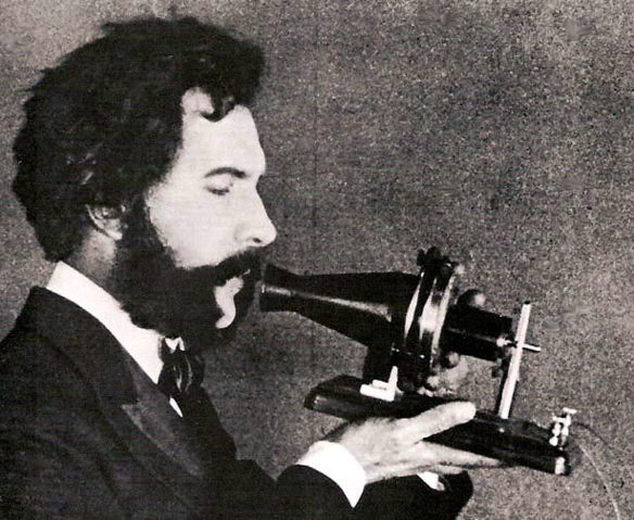 Image:1876 Bell Speaking into Telephone.jpg
