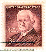 A 1954 U.S. stamp featuring George Eastman.