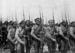 World War I Russian infantry