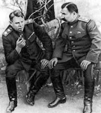 Vasilevsky and Budyonny in the Donbass, 1943.