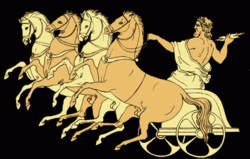 The Chariot of Zeus, from an 1879 Stories from the Greek Tragedians by Alfred Church