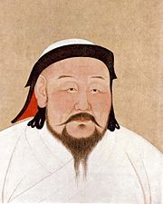 Kublai Khan, Genghis Khan's grandson and founder of the Yuan Dynasty