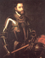 Charles V, Holy Roman Emperor and King of Spain.