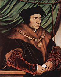 Hans Holbein the Younger, Portrait of Sir Thomas More,  1527, oil on wood, 74.2 x 59 cm, The Frick Collection, New York