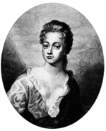 Anne Bracegirdle, Bellinda in The Provoked Wife, often played the comic half of a contrasted tragic/comic heroine pair with Elizabeth Barry.