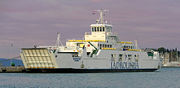 Automobile ferry in Croatia