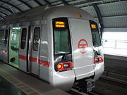 Delhi metro, operated by the Delhi Metro Rail Corporation Limited