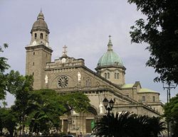 The Manila Cathedral in Intramuros.