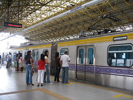 Manila Light Rail Transit station.
