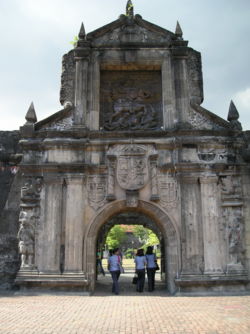 The Entrance of Real Fuerza de Santiago.