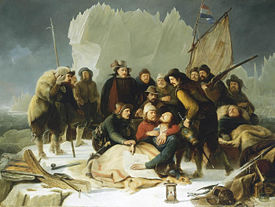 The Death of Willem Barentsz, by Christiaan Julius Lodewyck Portman