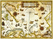 Barentsz' map, not published until 1599