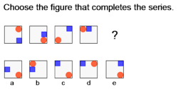 An example of an item from a cognitive abilities test.