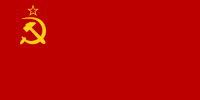 The Union of Soviet Socialist Republics is created. (Second flag of the USSR).
