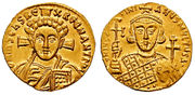 Solidus of Justinian II, second reign, after 705