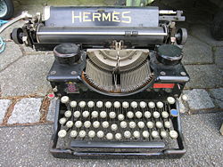 Old style Hermes typewriter