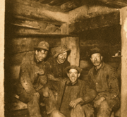 Break time underground, Colorado, ca. 1900