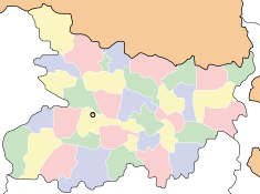 Map indicating the location of Patna