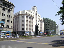 Parry's Corner, one of the older business districts in Chennai