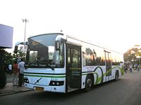 One of the newer MTC buses