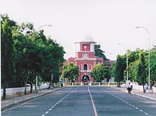 The main entrance to Anna University