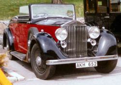 Rolls-Royce 25/30 Drophead Coupé 1937