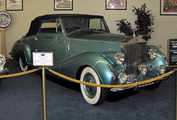 One of the first postwar Rolls-Royce models (1947)