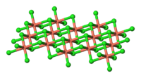 Crystal structure of anhydrous copper(II) chloride