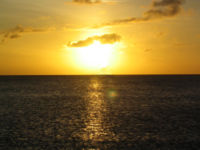 A sunset in Aruba.
