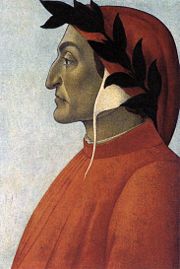 Profile portrait of Dante, by Sandro Botticelli (1444–1510).