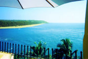 A view of India's west coast at Goa, near the border with Maharashtra.