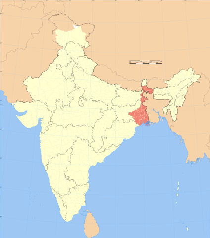 Image:India West Bengal locator map.svg