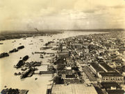 Kolkata port in 1945. It was an important military port during WWII.