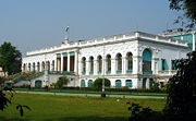 Kolkata is a centre of culture in India. Shown here is the National Library
