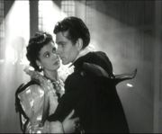Leigh with Laurence Olivier in Fire Over England (1937), their first collaboration